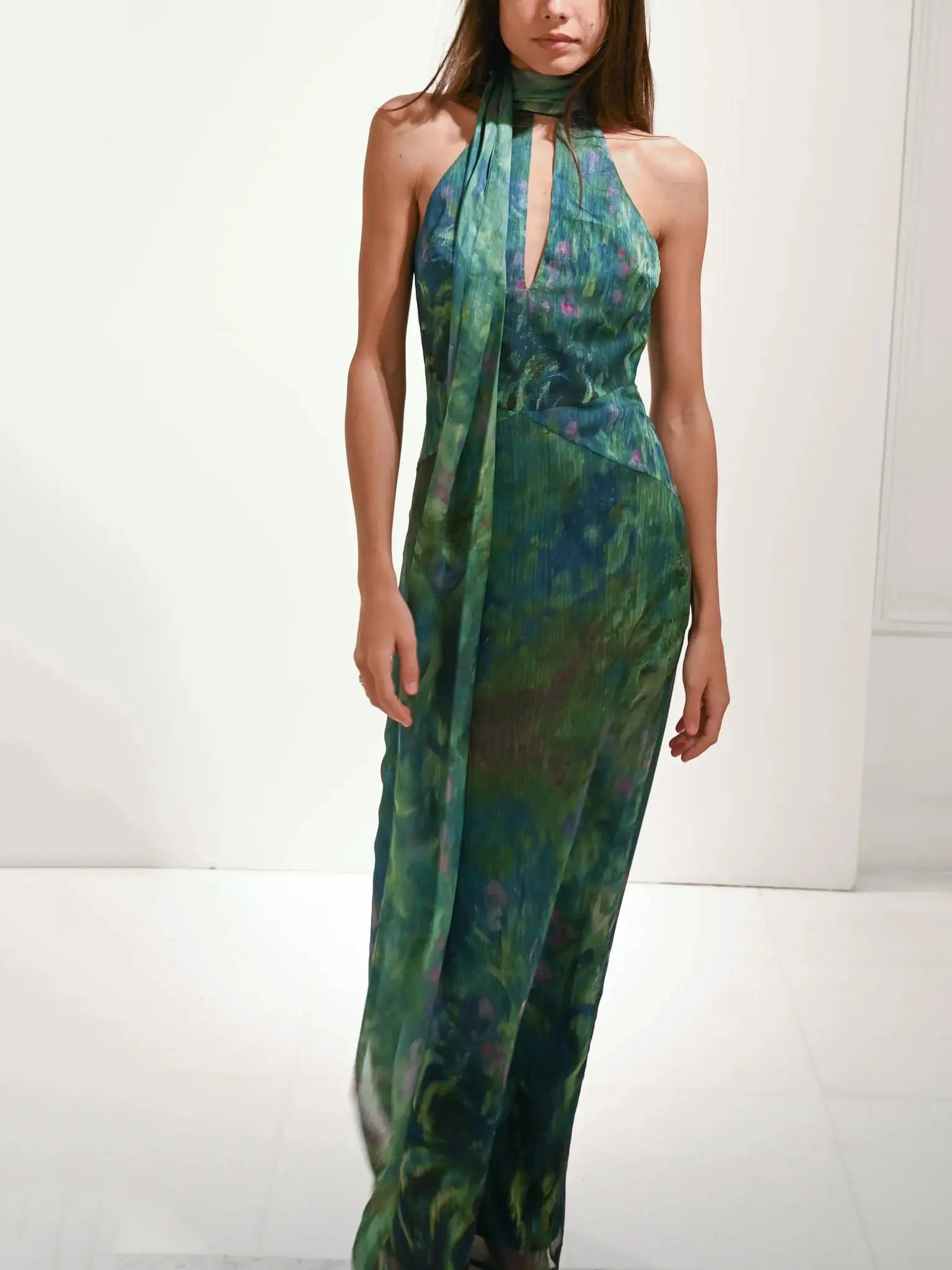 Painterly Maxi Dress for Women – Elegant & Alluring 7