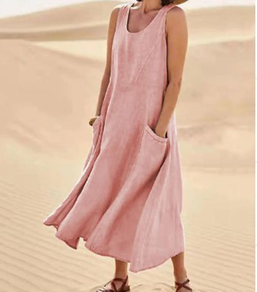 Annalisse - Robe en Coton pour Femmes – Décontractée & Pratique