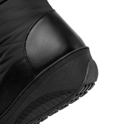 Plush Lace-Up Winter Boots for Women – Cozy & Elegant Style