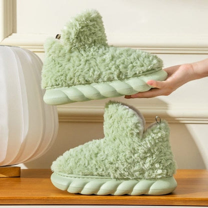 Plush Winter Slippers for Women – Cozy & Non-Slip Comfort
