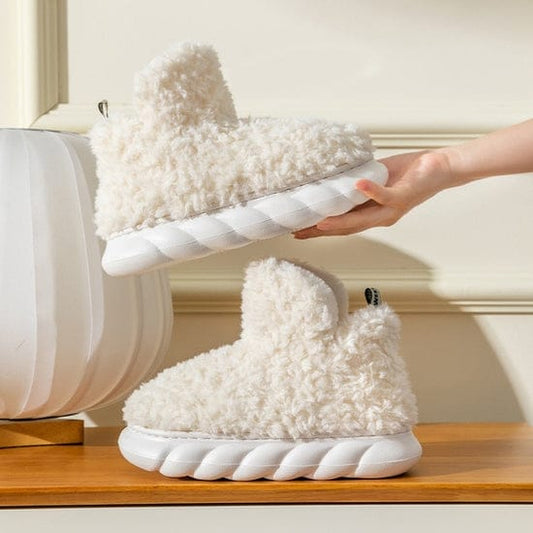 Plush Winter Slippers for Women – Cozy & Non-Slip Comfort