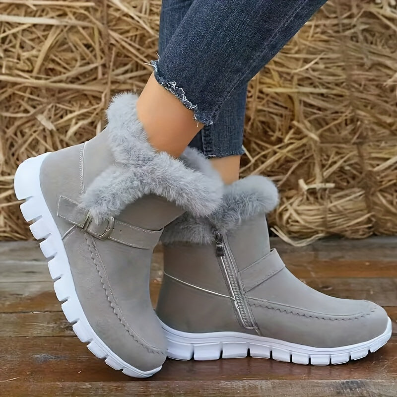 Plush Snow Boots for Women – Stylish & Comfortable for Winter