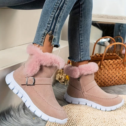 Plush Snow Boots for Women – Stylish & Comfortable for Winter