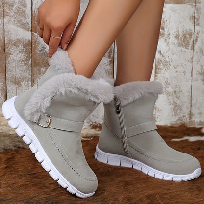 Plush Snow Boots for Women – Stylish & Comfortable for Winter