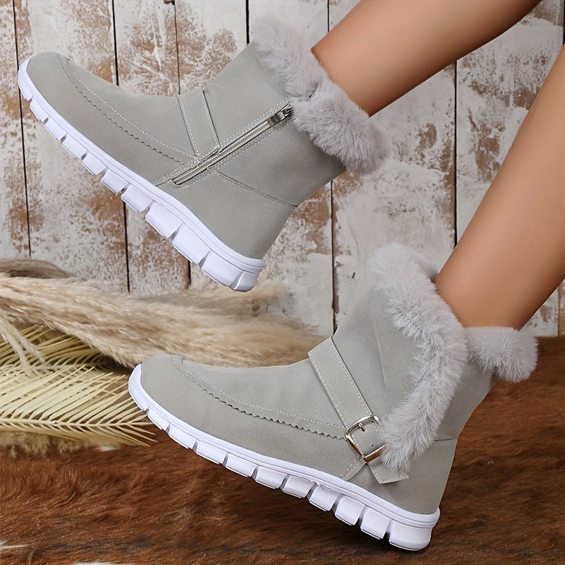 Plush Snow Boots for Women – Stylish & Comfortable for Winter