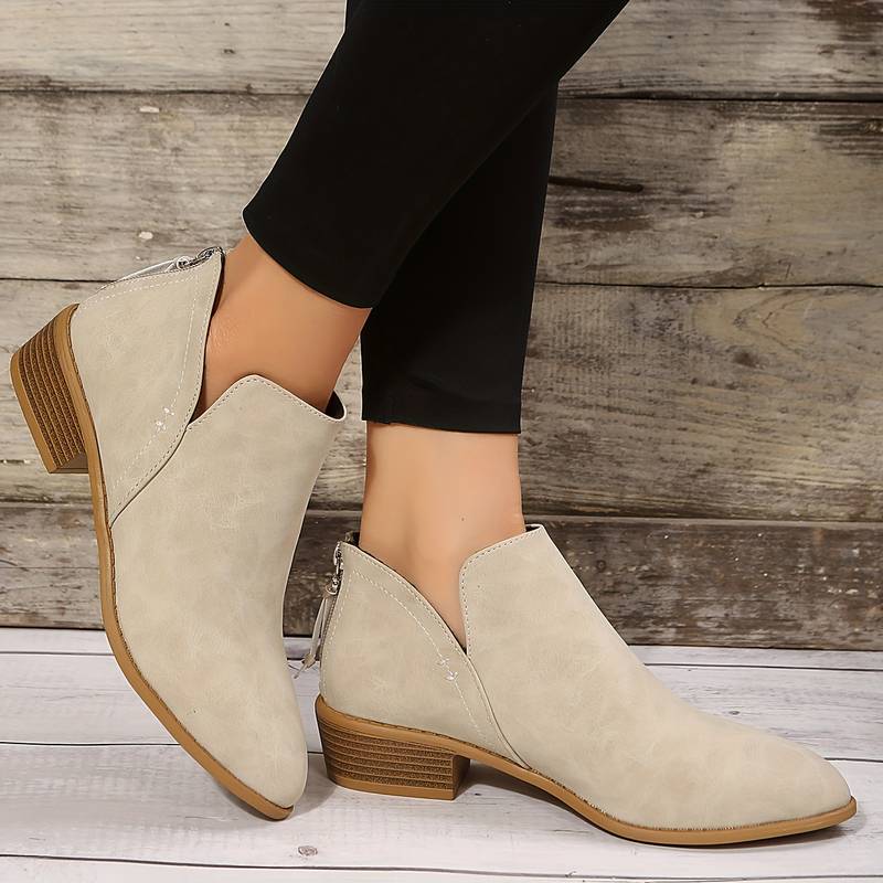 Pointed Toe Ankle Boots for Women – Elegant & Comfortable
