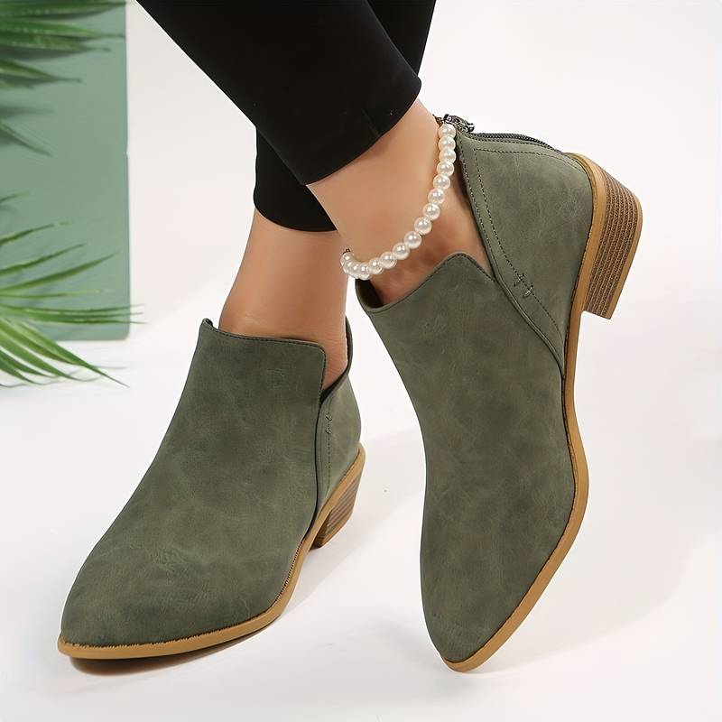 Pointed Toe Ankle Boots for Women – Elegant & Comfortable