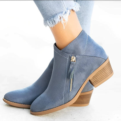 Pointed Toe Short Boots for Women – Stylish & Comfortable