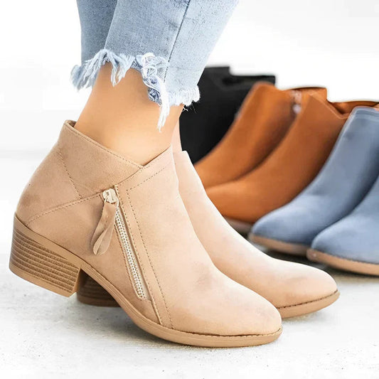 Pointed Toe Short Boots for Women – Stylish & Comfortable