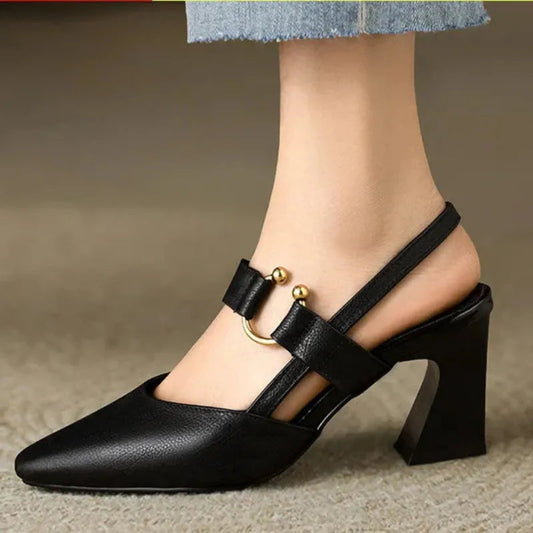 Pointed Toe Slingback Heels for Women – Elegant & Versatile