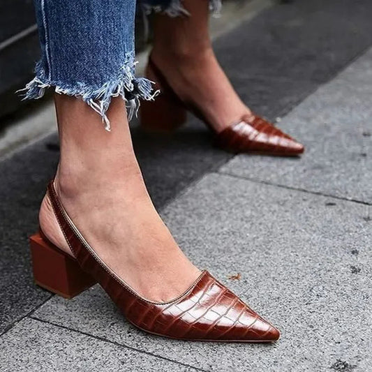 Pointed Toe Slingback Pumps for Women – Elegant & Comfortable Design