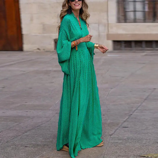 Printed Maxi Dress for Women – Effortless Elegance for Any Occasion 0