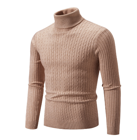  Pull Col Roulé Homme – Élégant et Confortable pour Hiver 0