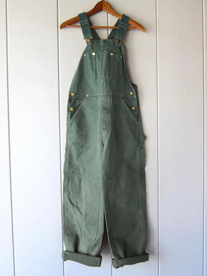 Relaxed Fit Denim Overalls for Women – Stylish & Functional Plus Size Option-Caliboot