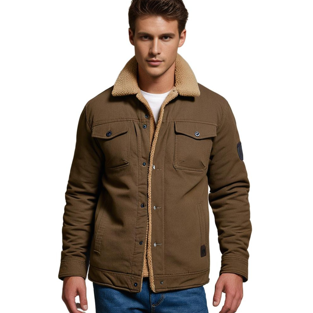 Brian | Warm Lined Outdoor Casual Jacket For Men Caliboot