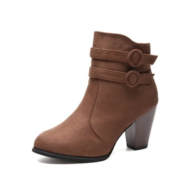 Retro Ankle Boots for Women – Timeless Style & Comfort