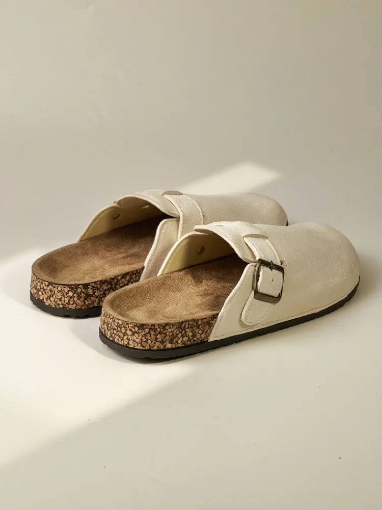 Retro Flat Slippers for Women – Comfortable & Stylish