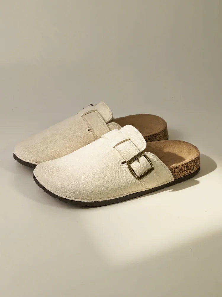Retro Flat Slippers for Women – Comfortable & Stylish