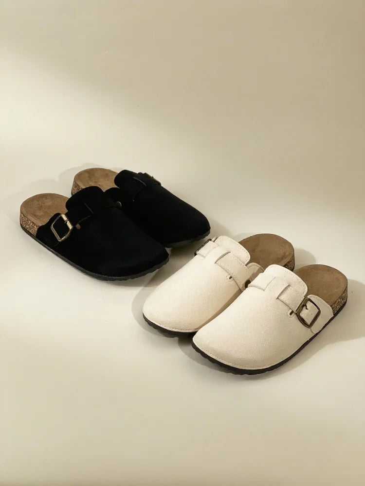 Retro Flat Slippers for Women – Comfortable & Stylish
