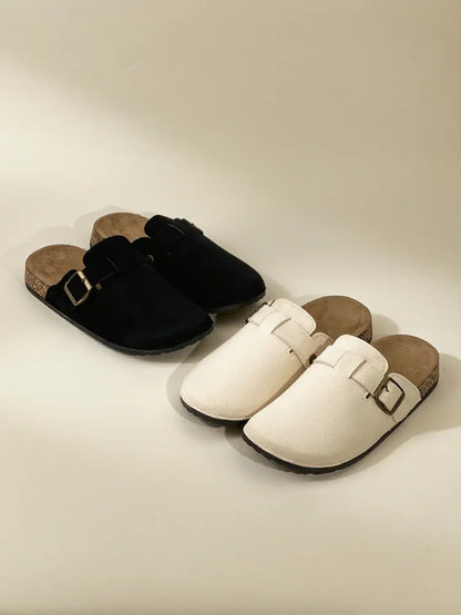 Retro Flat Slippers for Women – Comfortable & Stylish