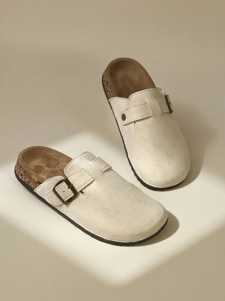 Retro Flat Slippers for Women – Comfortable & Stylish
