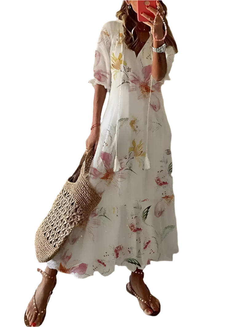  Robe Longue Femme Bohème – Élégance Décontractée pour l'Été 0