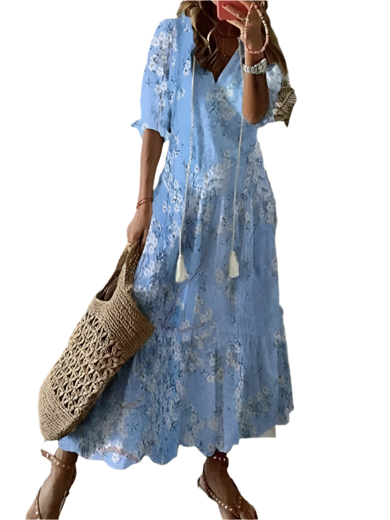 Robe Longue Femme Bohème – Élégance Décontractée pour l'Été 3