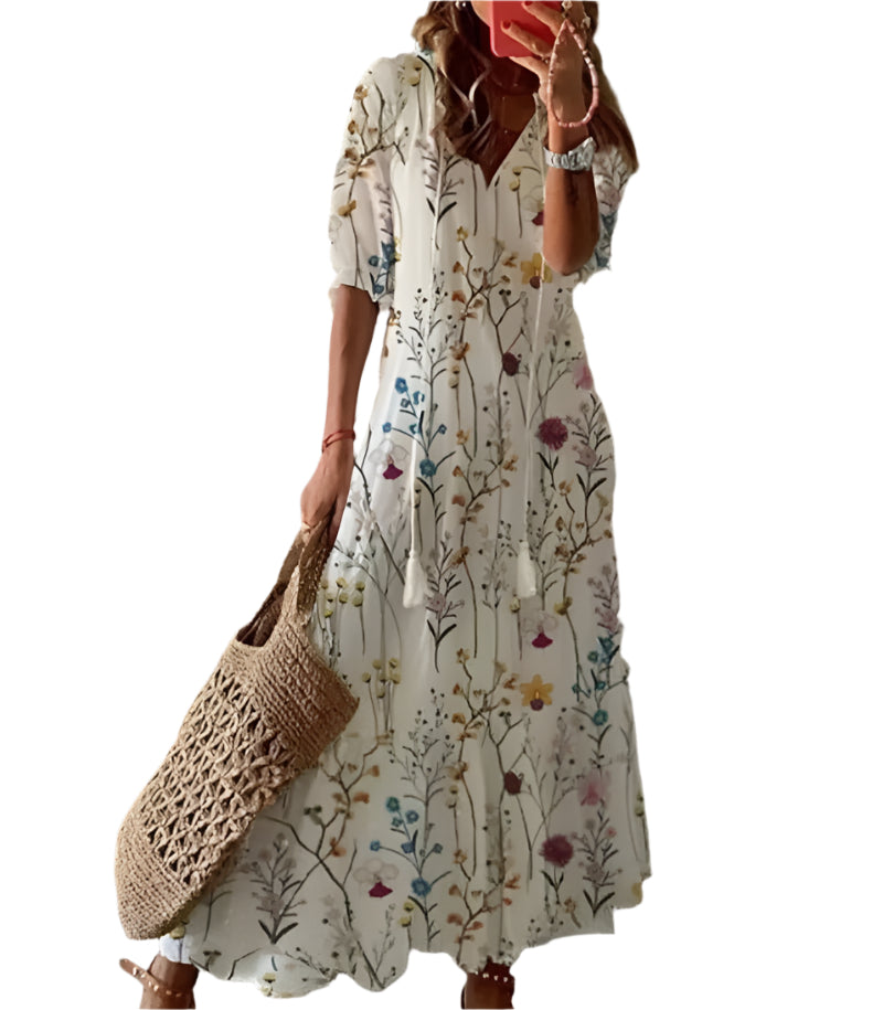  Robe Longue Femme Bohème – Élégance Décontractée pour l'Été 4