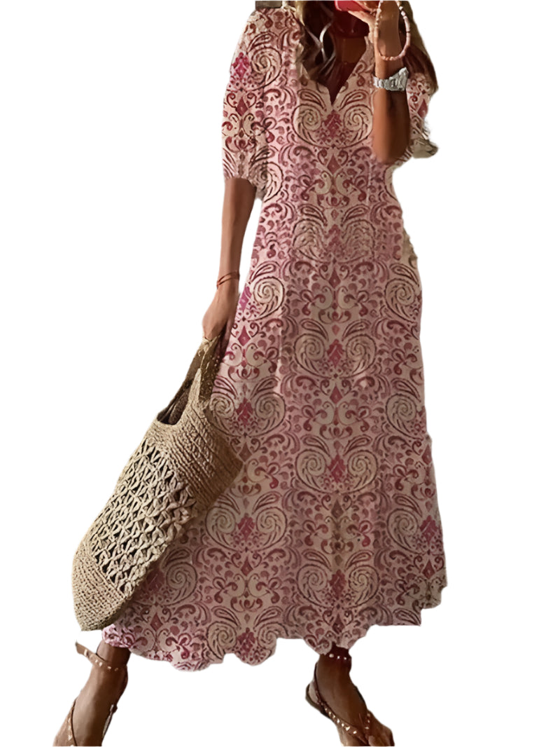  Robe Longue Femme Bohème – Élégance Décontractée pour l'Été 5