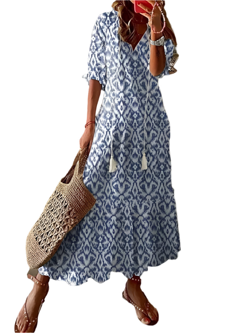  Robe Longue Femme Bohème – Élégance Décontractée pour l'Été 6