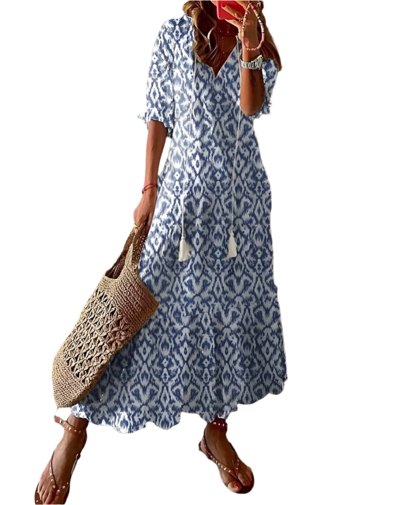  Robe Longue Femme – Élégante & Confortable pour l'Été 0