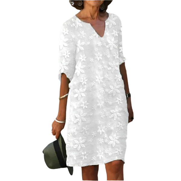  Robe de Soirée Longue Femme – Élégante et Confortable avec Design Floral 0