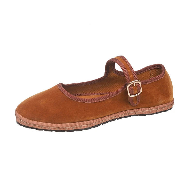 Round Toe Black Ballet Flats for Women – Effortless Style & Comfort