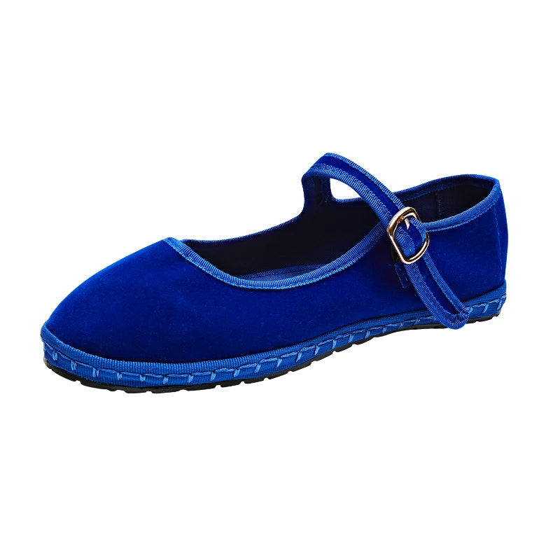 Round Toe Black Ballet Flats for Women – Effortless Style & Comfort
