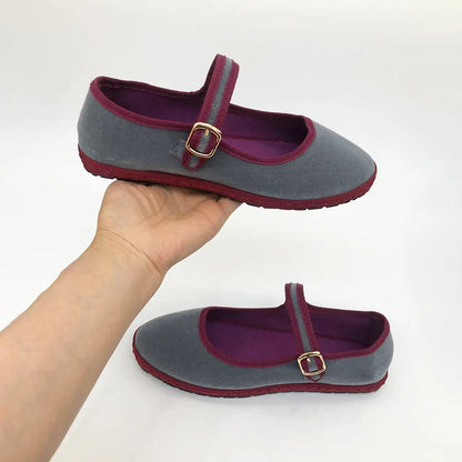 Round Toe Black Ballet Flats for Women – Effortless Style & Comfort