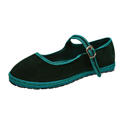 Round Toe Black Ballet Flats for Women – Effortless Style & Comfort