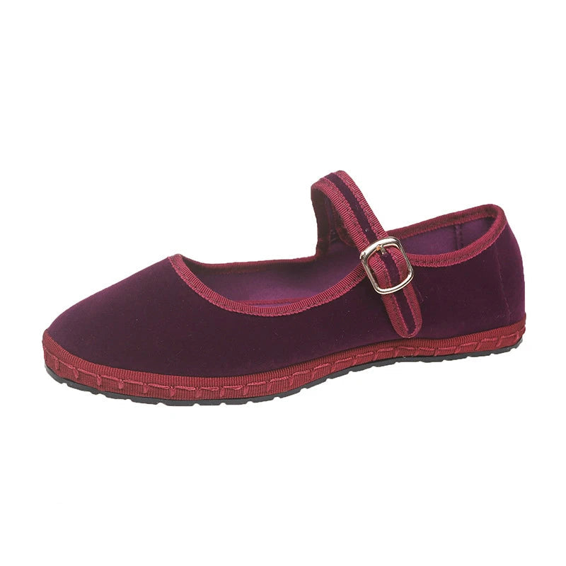 Round Toe Black Ballet Flats for Women – Effortless Style & Comfort