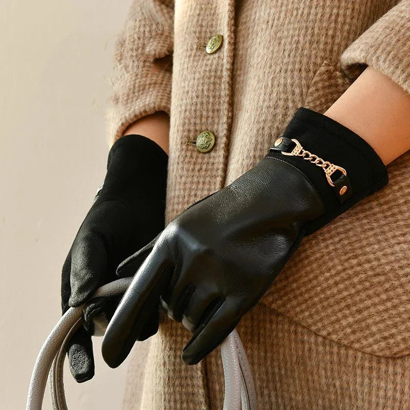 ADÉLINE LEATHER GLOVES Caliboot