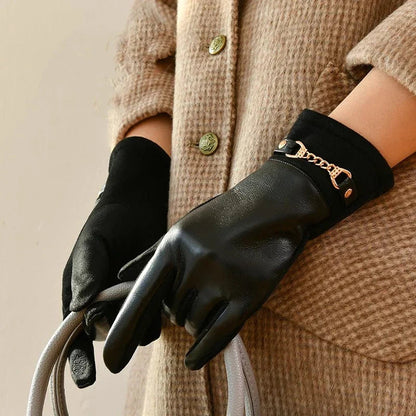 ADÉLINE LEATHER GLOVES Caliboot