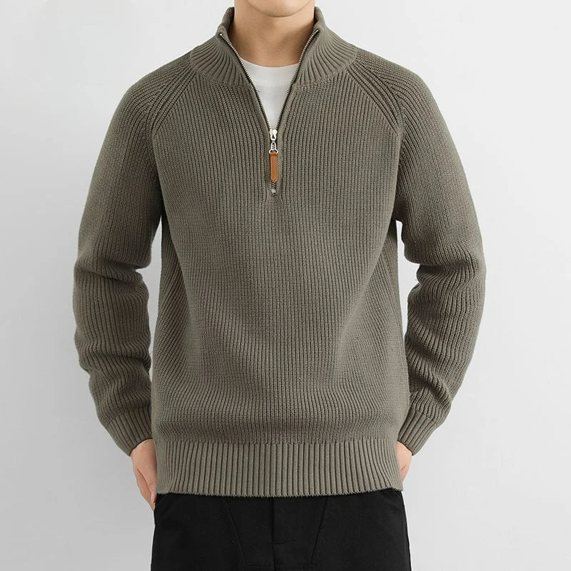 HERITAGE HALF ZIPPED SWEATER Caliboot