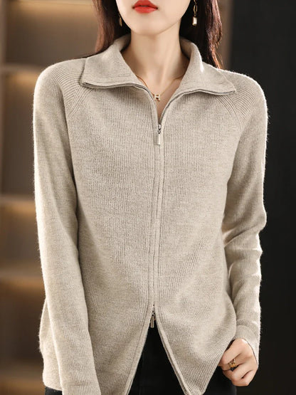 Biah - Cardigan Zippé pour Femmes – Moderne & Confortable