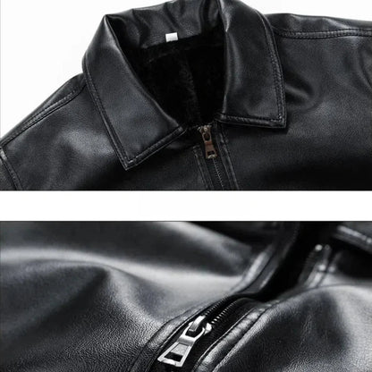 Bronco Leather Bomber Jacket Caliboot