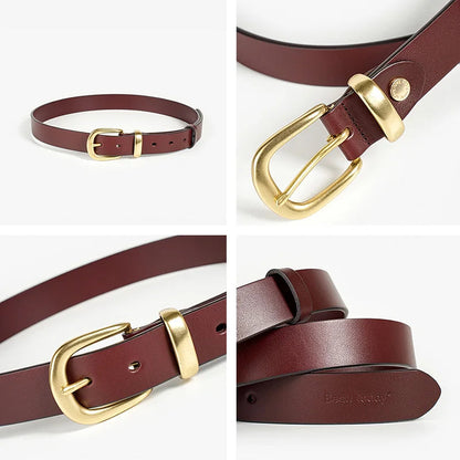"Ludovica" Leather Belt Caliboot