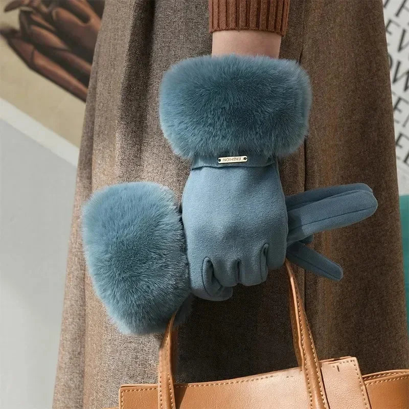 "Esta" Fur Gloves Caliboot