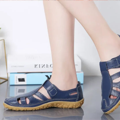 Sandales Vintage en Cuir Véritable