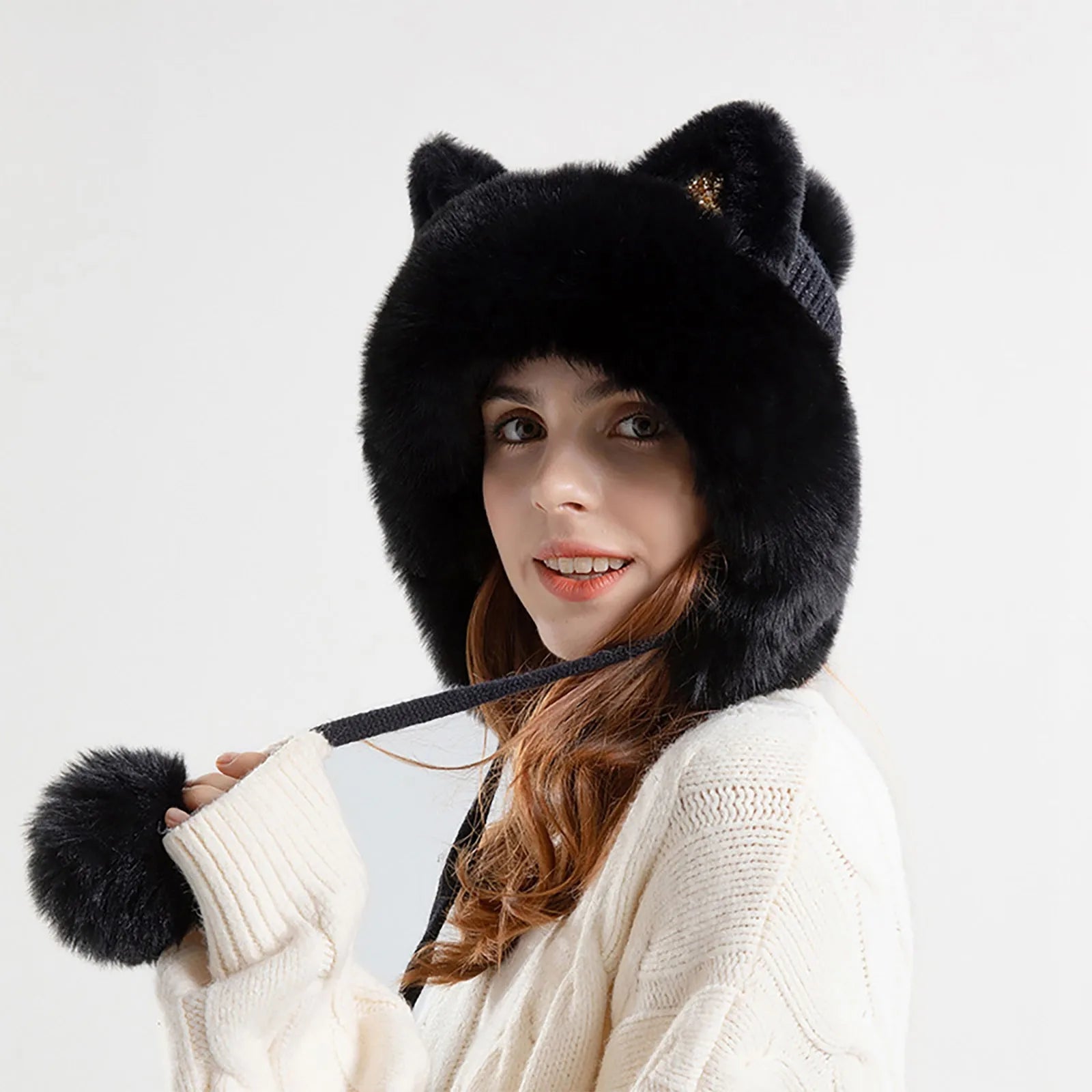 "Snowpounce" Vegan Fur Hat Caliboot