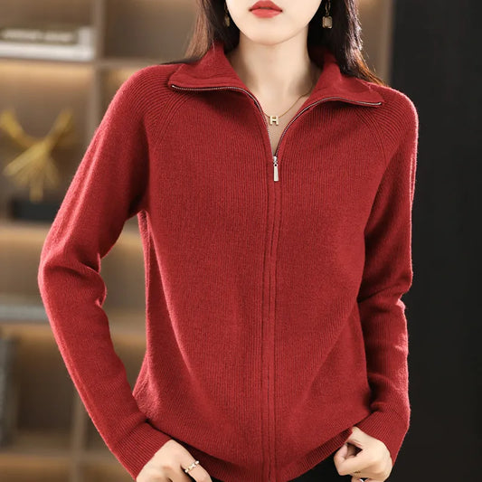 Biah -  Cardigan Zippé pour Femmes – Moderne & Confortable