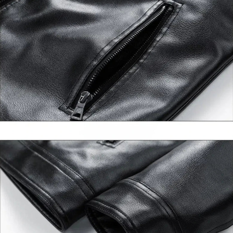 Bronco Leather Bomber Jacket Caliboot