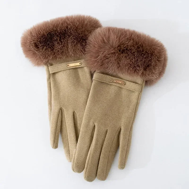 "Esta" Fur Gloves Caliboot