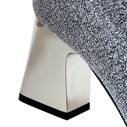 Sequin Ankle Boots for Women – Glamorous & Comfortable